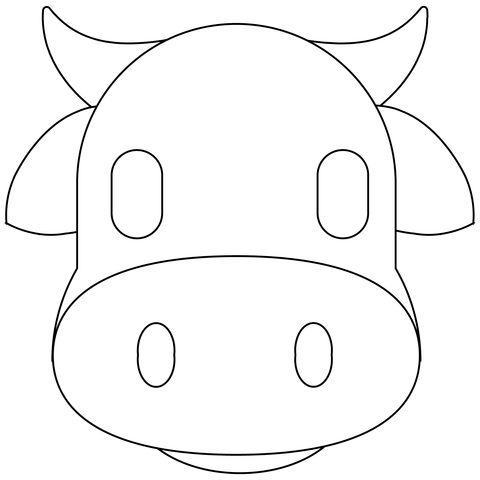Desenho de Vacas para imprimir