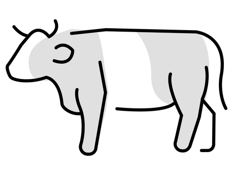 Desenho de Vacas para imprimir