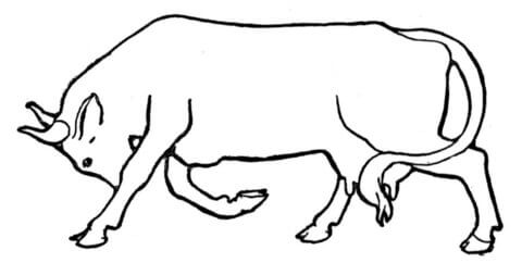 Desenho de Vacas para imprimir