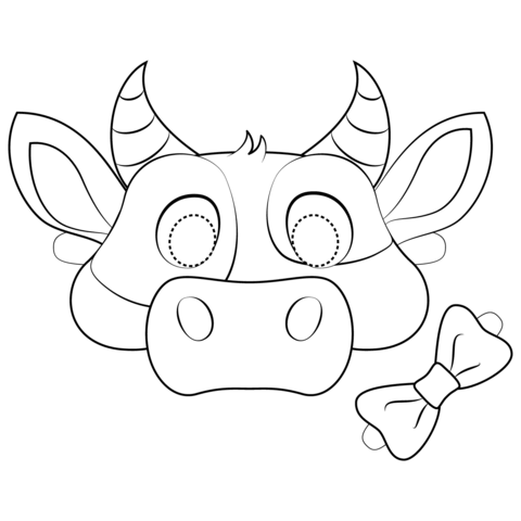 Desenho de Vacas para imprimir