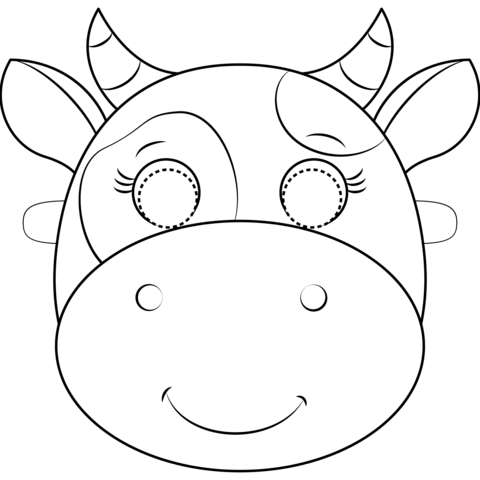 Desenho de Vacas para imprimir