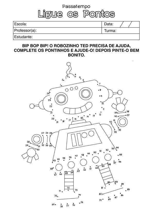 Desenho de Alfabetização para imprimir