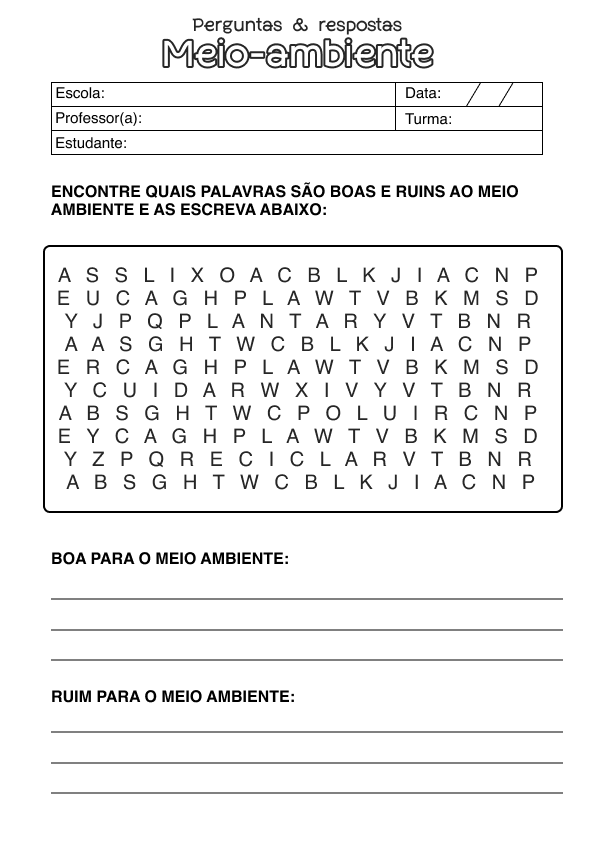 Desenho de Alfabetização para imprimir