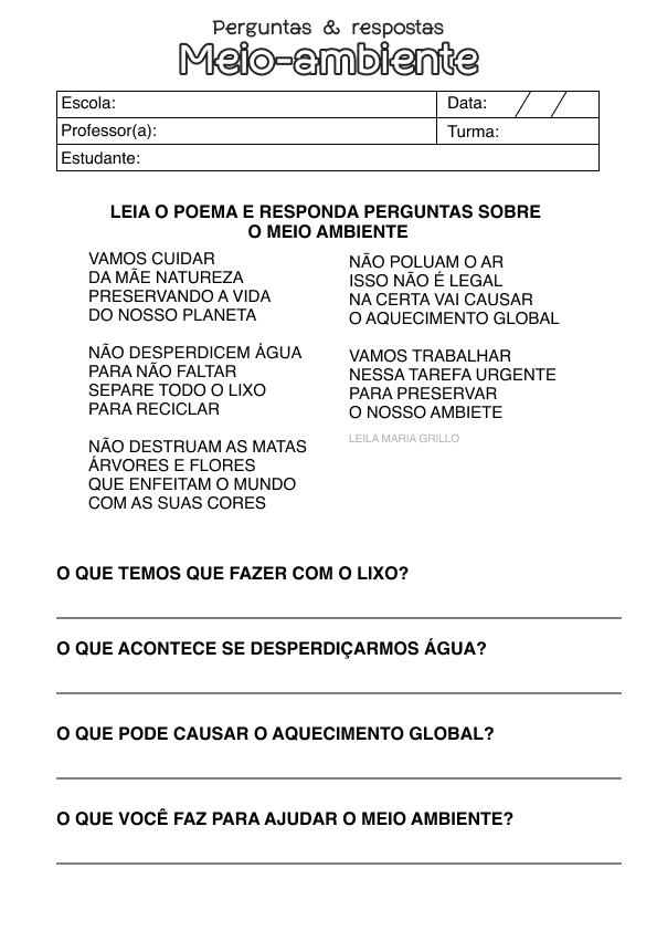 Desenho de Alfabetização para imprimir