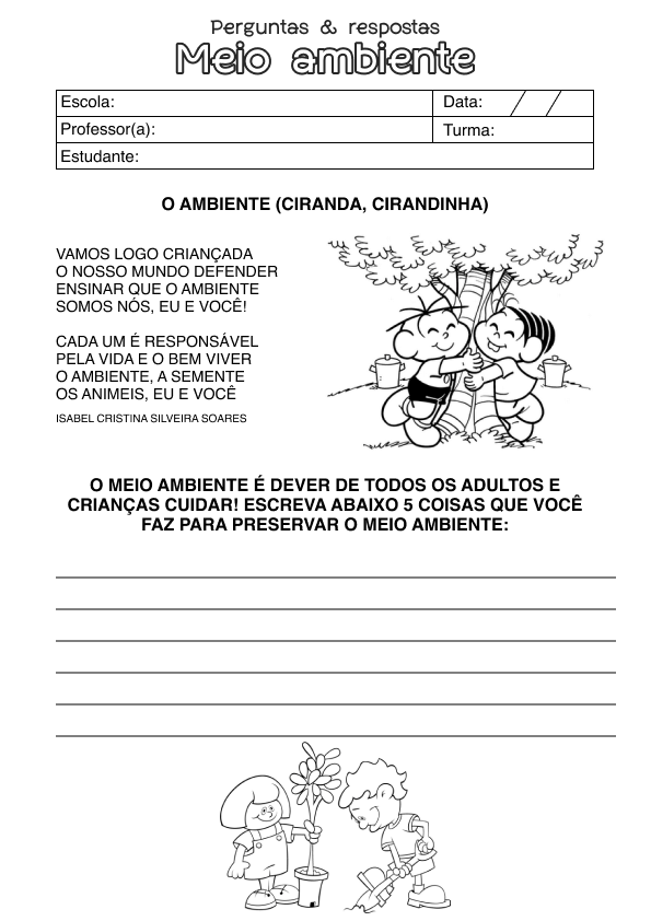 Desenho de Alfabetização para imprimir
