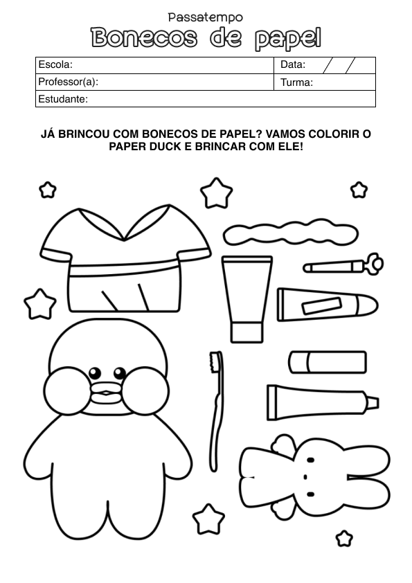Desenho de Alfabetização para imprimir