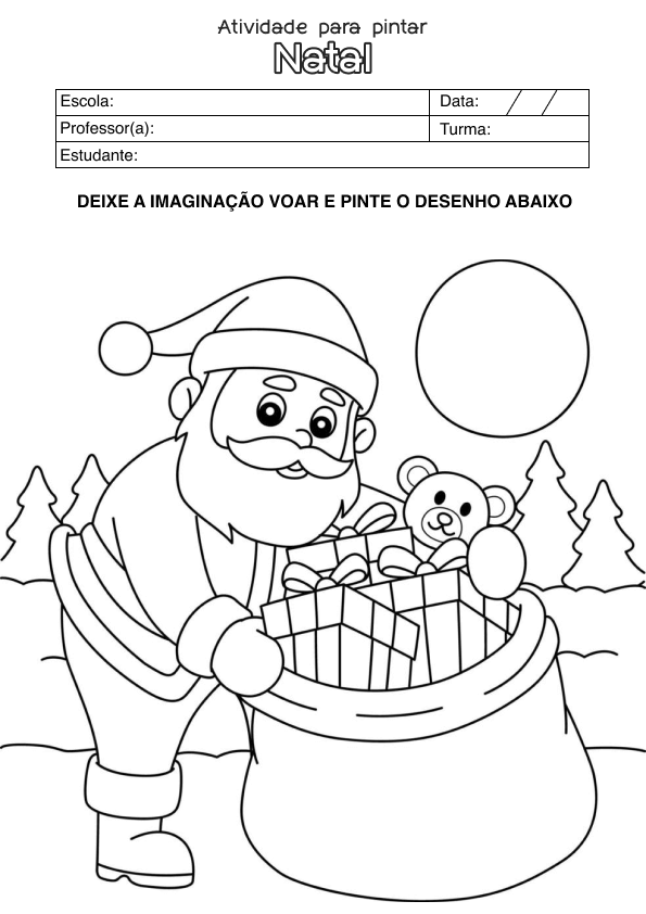 Desenho de Alfabetização para imprimir