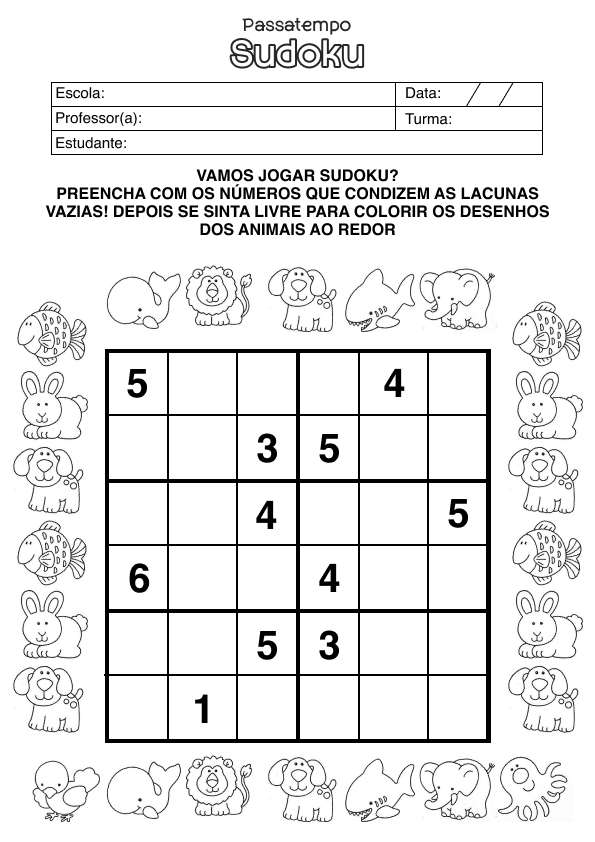 Desenho de Alfabetização para imprimir