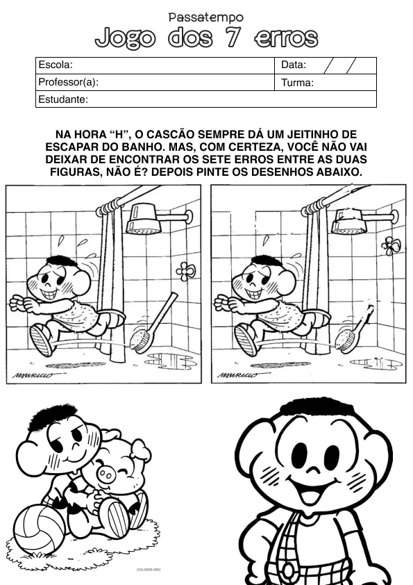Desenho de Alfabetização para imprimir