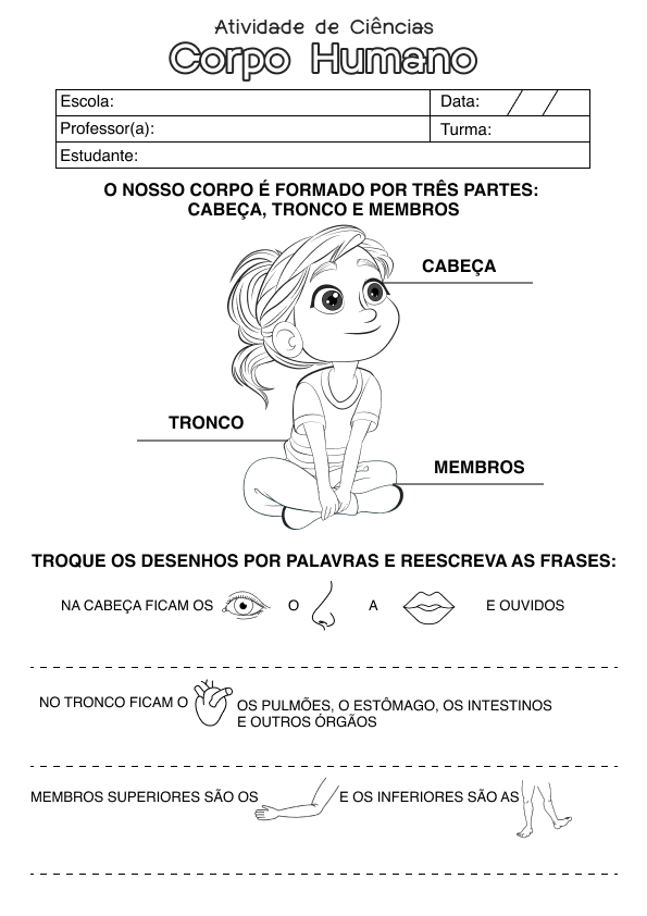 Desenho de Alfabetização para imprimir
