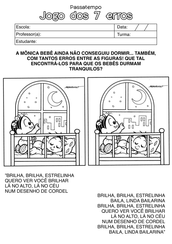 Desenho de Alfabetização para imprimir