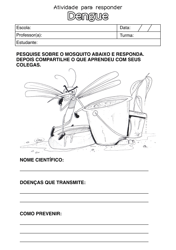 Desenho de Alfabetização para imprimir