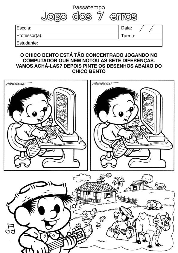 Desenho de Alfabetização para imprimir