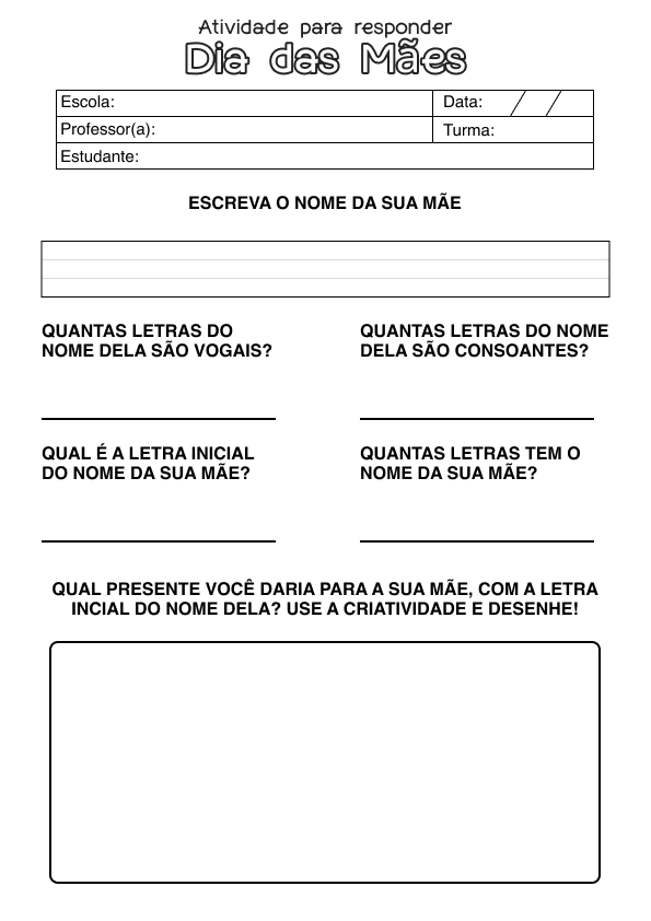 Desenho de Alfabetização para imprimir
