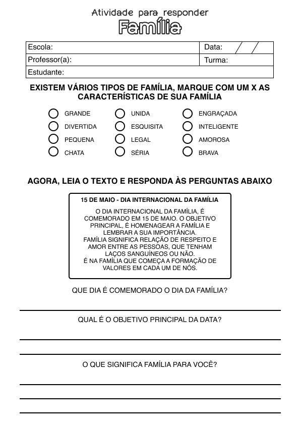 Desenho de Alfabetização para imprimir