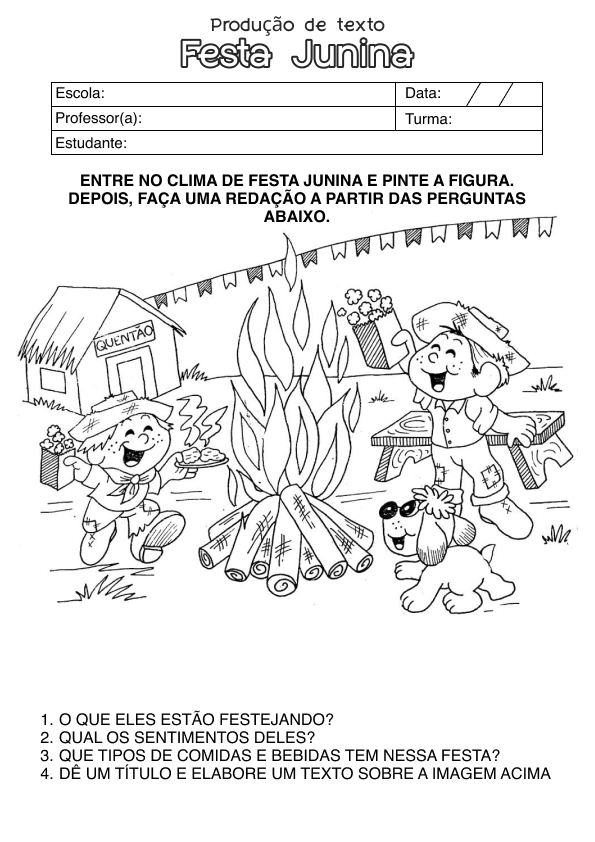 Desenho de Alfabetização para imprimir
