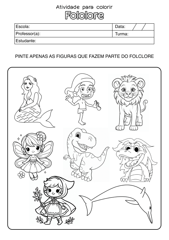 Desenho de Alfabetização para imprimir