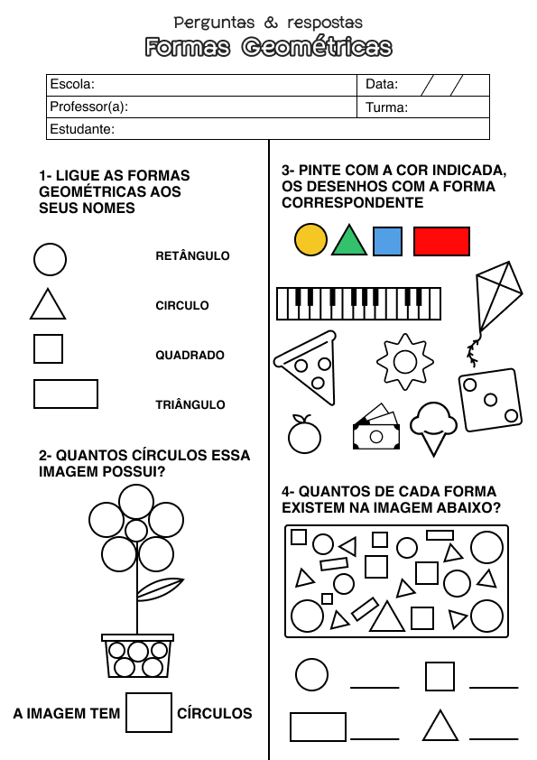 Desenho de Alfabetização para imprimir