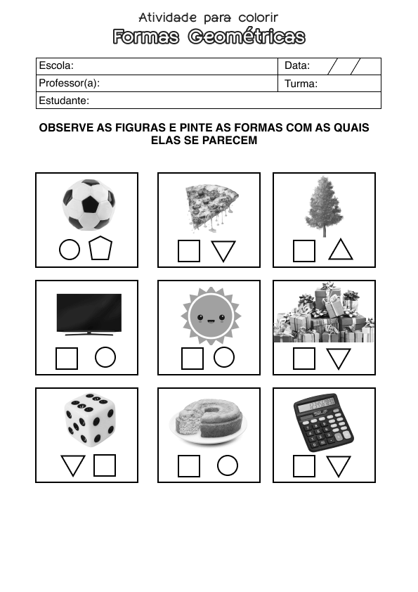 Desenho de Alfabetização para imprimir