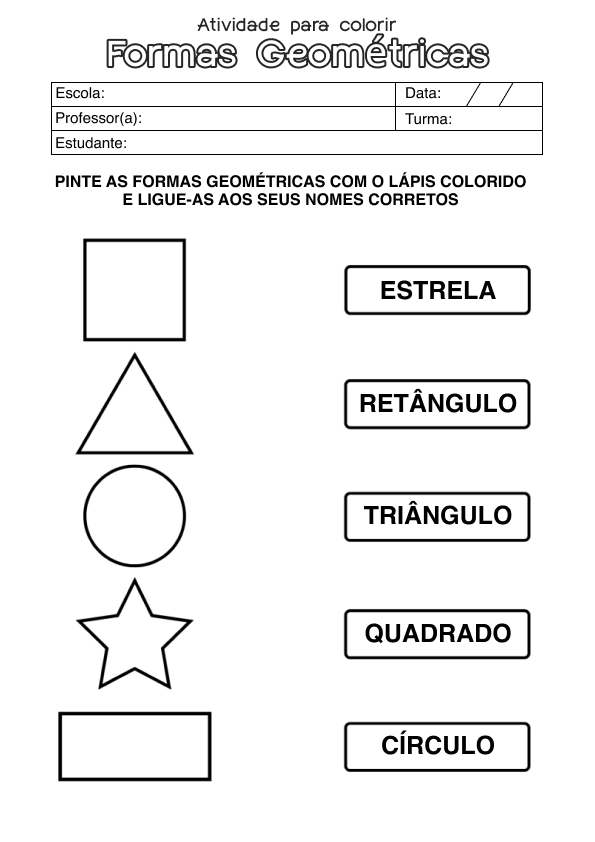 Desenho de Alfabetização para imprimir
