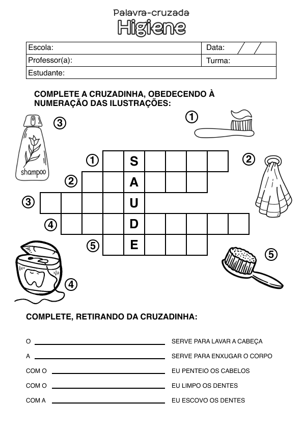 Desenho de Alfabetização para imprimir