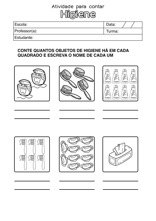 Desenho de Alfabetização para imprimir