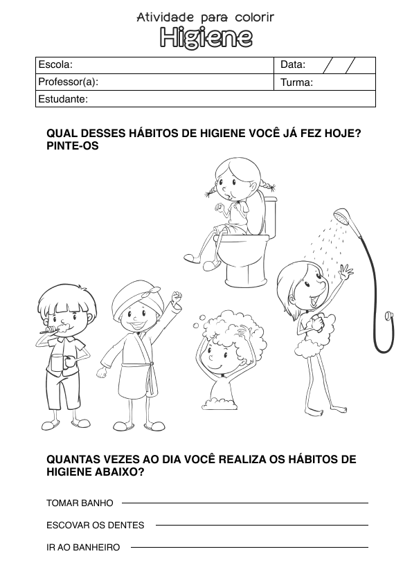 Desenho de Alfabetização para imprimir
