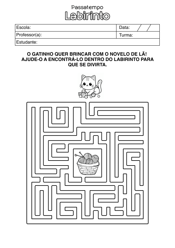 Desenho de Alfabetização para imprimir