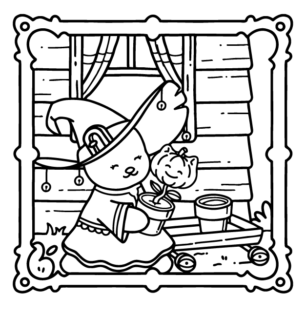 Desenho de Browmies Boo-tiful World para imprimir