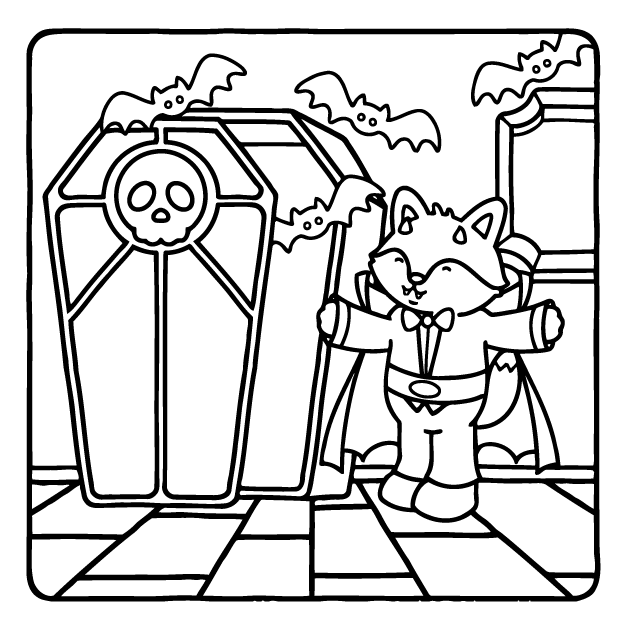 Desenho de Browmies Boo-tiful World para imprimir