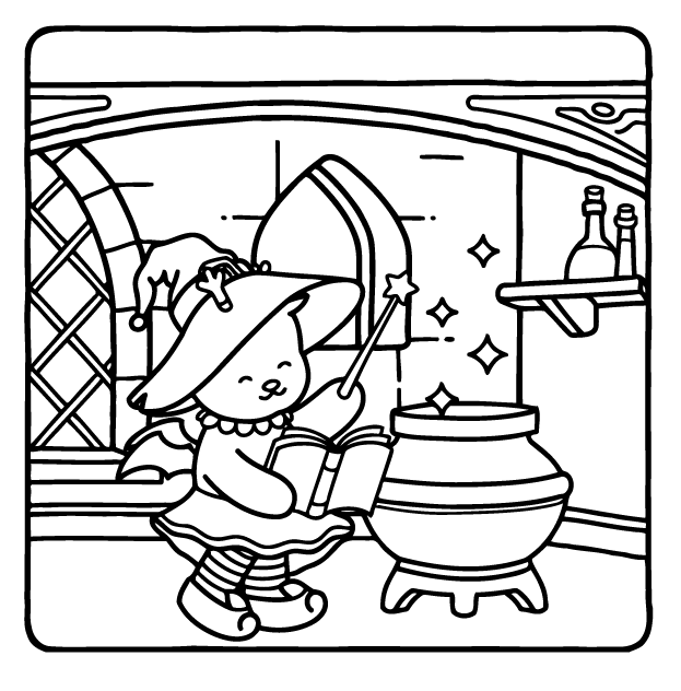 Desenho de Browmies Boo-tiful World para imprimir