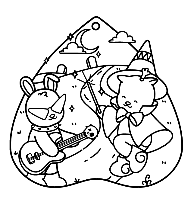 Desenho de Browmies Boo-tiful World para imprimir
