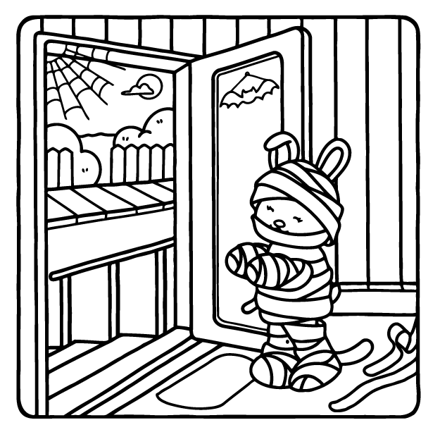 Desenho de Browmies Boo-tiful World para imprimir