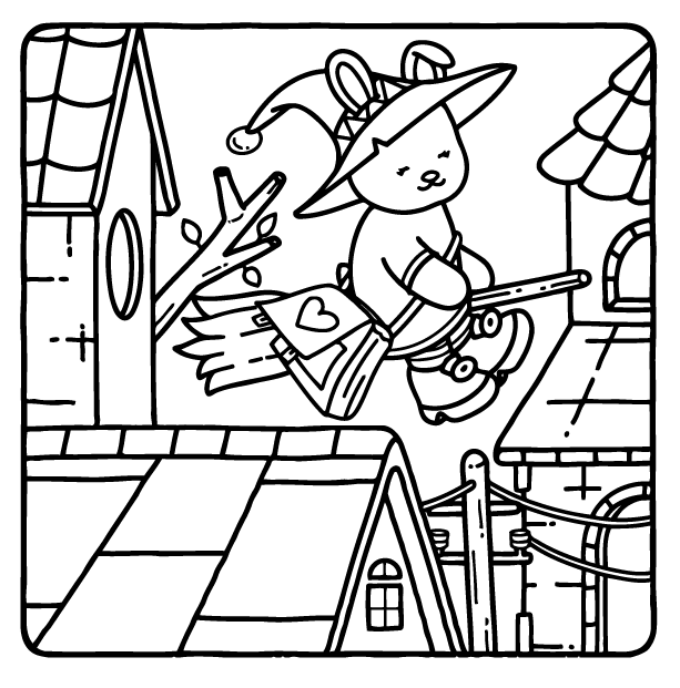 Desenho de Browmies Boo-tiful World para imprimir