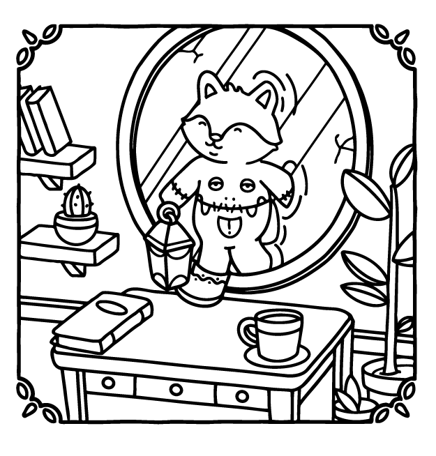 Desenho de Browmies Boo-tiful World para imprimir