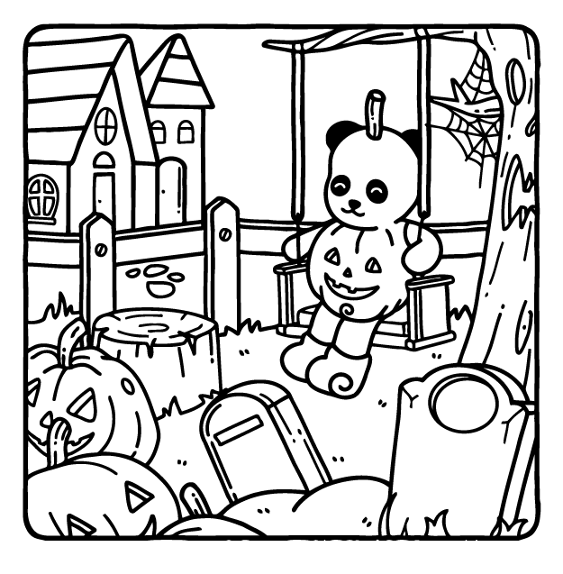 Desenho de Browmies Boo-tiful World para imprimir
