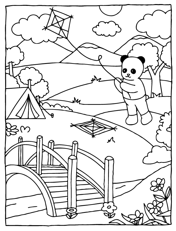 Desenho de Browmies A Journey of Calmness para imprimir