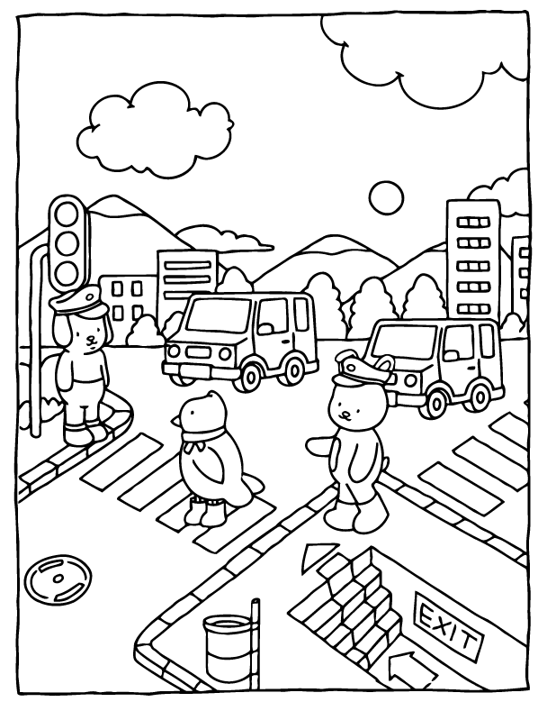 Desenho de Browmies A Journey of Calmness para imprimir