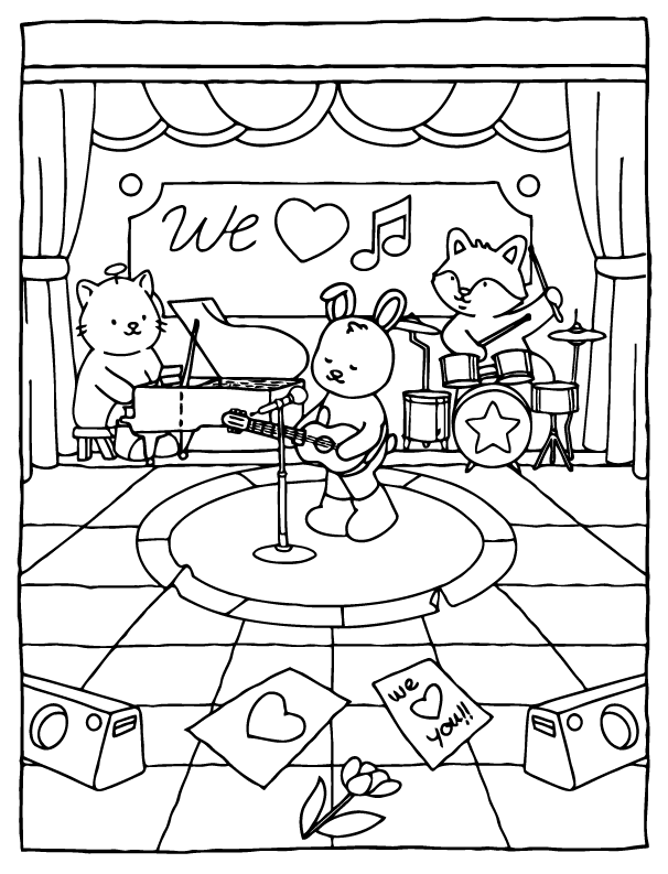 Desenho de Browmies A Journey of Calmness para imprimir