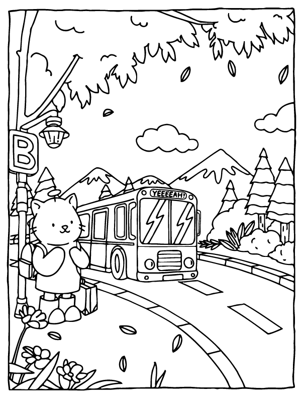 Desenho de Browmies A Journey of Calmness para imprimir