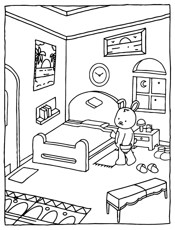 Desenho de Browmies A Journey of Calmness para imprimir