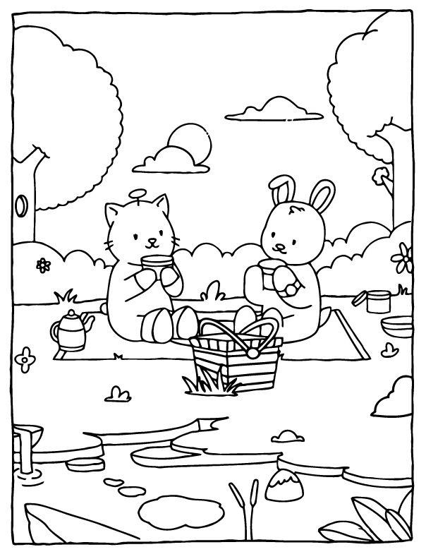 Desenho de Browmies A Journey of Calmness para imprimir