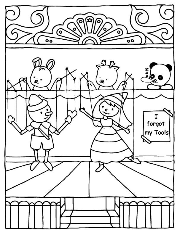 Desenho de Browmies A Journey of Calmness para imprimir