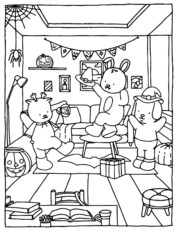 Desenho de Browmies A Journey of Calmness para imprimir