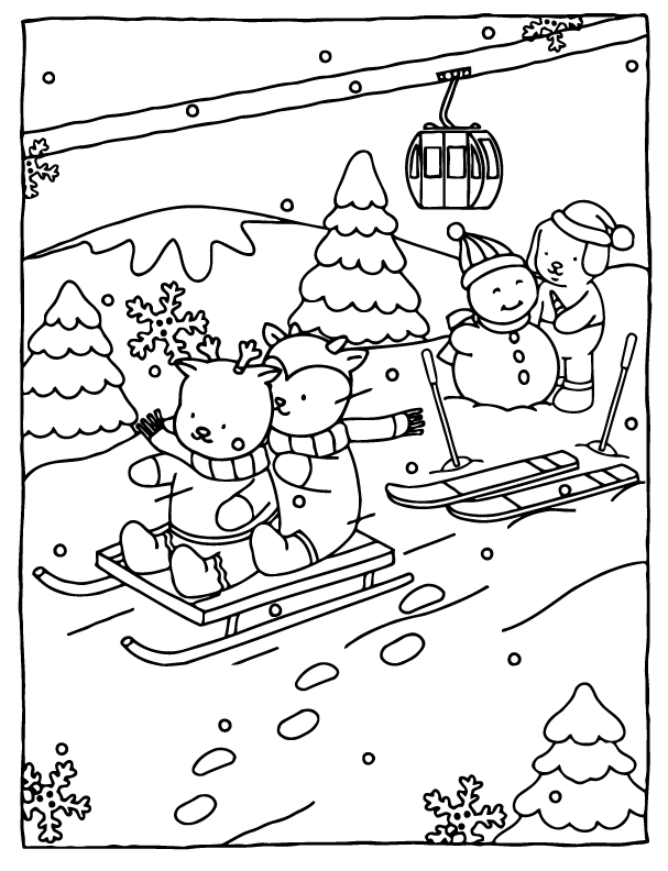 Desenho de Browmies A Journey of Calmness para imprimir