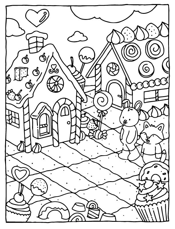 Desenho de Browmies A Journey of Calmness para imprimir