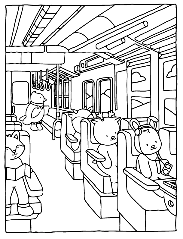 Desenho de Browmies A Journey of Calmness para imprimir