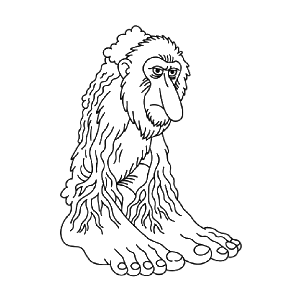 Desenho de Brr Brr Patapim para imprimir