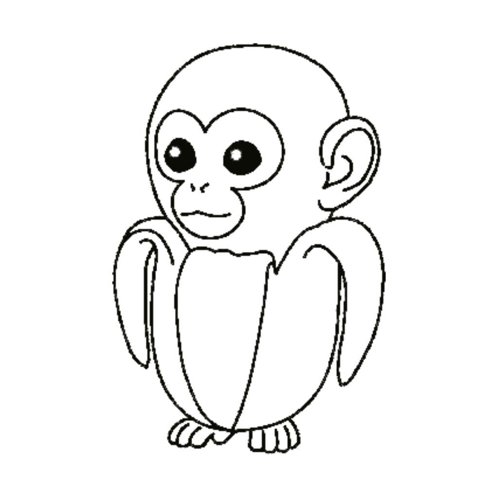 Desenho de Chimpanzini Bananini para imprimir