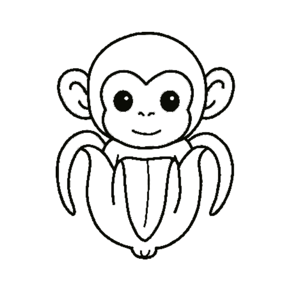 Desenho de Chimpanzini Bananini para imprimir